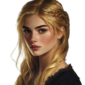 Medieval Blonde Beauty Vinyl Car Decal Sticker – Waterproof & UV-Resistant 8" Medieval Blonde Beauty Vinyl Car Decal Sticker – Waterproof & UV-Resistant 8"