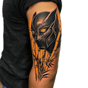 Black Panther Tattoo Vinyl Car Decal Sticker – Waterproof & UV-Resistant 8" Black Panther Tattoo Vinyl Car Decal Sticker – Waterproof & UV-Resistant 8"