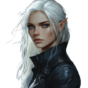 Severe Half-Elf Vinyl Car Decal Sticker – Waterproof & UV-Resistant 8"