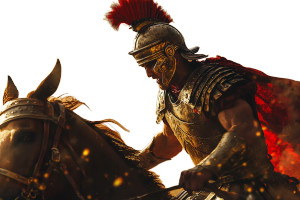 Roman Centurion Chariot Vinyl Car Decal Sticker – Waterproof & UV-Resistant 8"