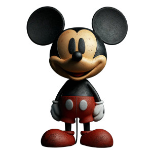Sad Mickey Mouse Vinyl Car Decal Sticker – Waterproof & UV-Resistant 8"
