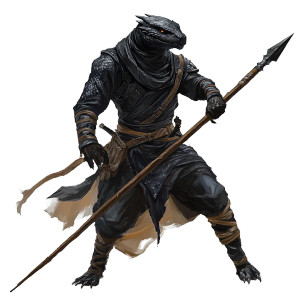 Dragonborn Monk Spear V2 Vinyl Car Decal Sticker – Waterproof & UV-Resistant 8"