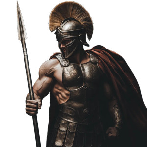 Heroic Spartan V2 Vinyl Car Decal Sticker – Waterproof & UV-Resistant 8"