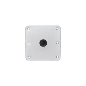 Secure Boat Seat Pedestal Base | Lock N Pin Square Plate | Zinc Plated Stainless Steel | ABYC-B Certified Secure Boat Seat Pedestal Base | Lock N Pin Square Plate | Zinc Plated Stainless Steel | ABYC-B Certified