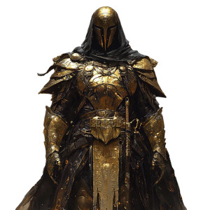 Golden Armored Warrior V5 Vinyl Car Decal Sticker – Waterproof & UV-Resistant 8" Golden Armored Warrior V5 Vinyl Car Decal Sticker – Waterproof & UV-Resistant 8"