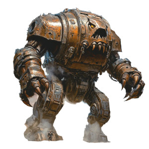 Dnd Robot Monster Vinyl Car Decal Sticker – Waterproof & UV-Resistant 8"