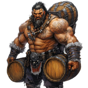 Grunda The Goliath Vinyl Car Decal Sticker – Waterproof & UV-Resistant 8"