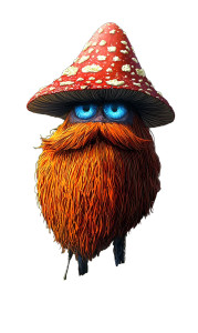 Mushroom Hitman Vinyl Car Decal Sticker – Waterproof & UV-Resistant 8"