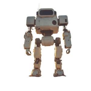 70S Sci-Fi Mecha Vinyl Car Decal Sticker – Waterproof & UV-Resistant 8"