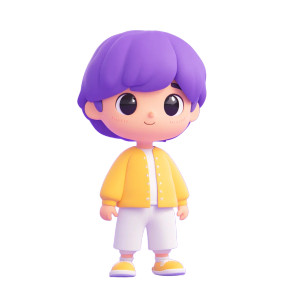 Purple-Haired Avatar Vinyl Car Decal Sticker – Waterproof & UV-Resistant 8" Purple-Haired Avatar Vinyl Car Decal Sticker – Waterproof & UV-Resistant 8"