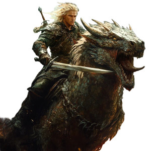 Dragon Rider V12 Vinyl Car Decal Sticker – Waterproof & UV-Resistant 8"