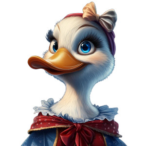 Mother Goose Avatar Vinyl Car Decal Sticker – Waterproof & UV-Resistant 8"