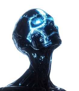 Glowing X-Ray Portrait Vinyl Car Decal Sticker – Waterproof & UV-Resistant 8"