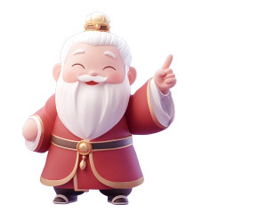 Cute Chinese Statue Vinyl Car Decal Sticker – Waterproof & UV-Resistant 8"