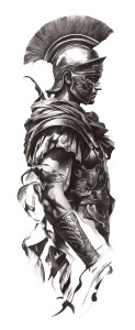 Roman Soldier Tattoo V3 Vinyl Car Decal Sticker – Waterproof & UV-Resistant 8" Roman Soldier Tattoo V3 Vinyl Car Decal Sticker – Waterproof & UV-Resistant 8"