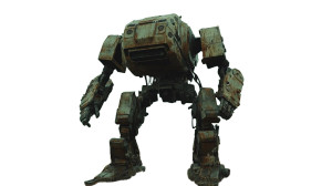 Battle-Worn Mech V2 Vinyl Car Decal Sticker – Waterproof & UV-Resistant 8"