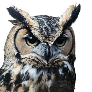 Owl V7 Vinyl Car Decal Sticker – Waterproof & UV-Resistant 8" Owl V7 Vinyl Car Decal Sticker – Waterproof & UV-Resistant 8"