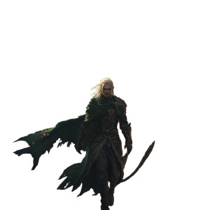 Elf Magician Shadow Vinyl Car Decal Sticker – Waterproof & UV-Resistant 8"