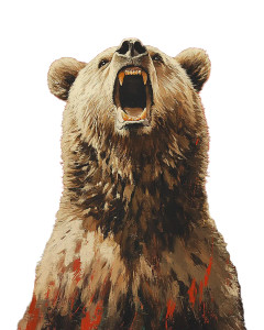 Bear In Mosh Pit Vinyl Car Decal Sticker – Waterproof & UV-Resistant 8" Bear In Mosh Pit Vinyl Car Decal Sticker – Waterproof & UV-Resistant 8"