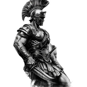 Roman Gladiator Tattoo Vinyl Car Decal Sticker – Waterproof & UV-Resistant 8" Roman Gladiator Tattoo Vinyl Car Decal Sticker – Waterproof & UV-Resistant 8"