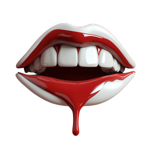 Dripping Red Lips V2 Vinyl Car Decal Sticker – Waterproof & UV-Resistant 8" Dripping Red Lips V2 Vinyl Car Decal Sticker – Waterproof & UV-Resistant 8"