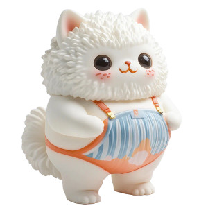 Cat Monster Figure Vinyl Car Decal Sticker – Waterproof & UV-Resistant 8"