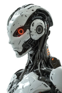 Defined Cyborg Vinyl Car Decal Sticker – Waterproof & UV-Resistant 8"