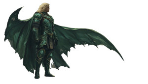 Somber Green Knight Vinyl Car Decal Sticker – Waterproof & UV-Resistant 8"