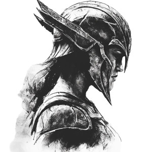 Valkyrie Sketch Vinyl Car Decal Sticker – Waterproof & UV-Resistant 8" Valkyrie Sketch Vinyl Car Decal Sticker – Waterproof & UV-Resistant 8"