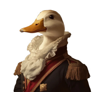 Napoleonic Duck Vinyl Car Decal Sticker – Waterproof & UV-Resistant 8" Napoleonic Duck Vinyl Car Decal Sticker – Waterproof & UV-Resistant 8"