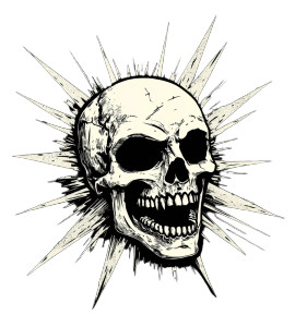Punk Band Logo Vinyl Car Decal Sticker – Waterproof & UV-Resistant 8"