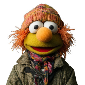 Muppet In Garments Vinyl Car Decal Sticker – Waterproof & UV-Resistant 8"