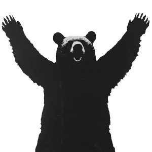 Silhouette Bear Vinyl Car Decal Sticker – Waterproof & UV-Resistant 8" Silhouette Bear Vinyl Car Decal Sticker – Waterproof & UV-Resistant 8"