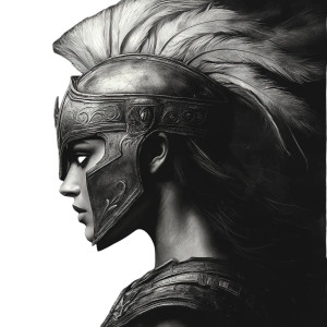 Fierce Warrior Portrait Vinyl Car Decal Sticker – Waterproof & UV-Resistant 8" Fierce Warrior Portrait Vinyl Car Decal Sticker – Waterproof & UV-Resistant 8"