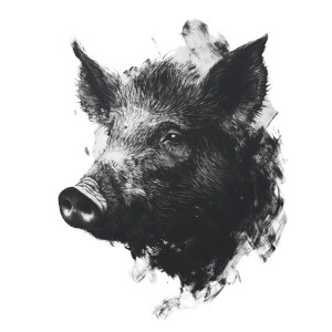 Wild Boar V3 Vinyl Car Decal Sticker – Waterproof & UV-Resistant 8" Wild Boar V3 Vinyl Car Decal Sticker – Waterproof & UV-Resistant 8"