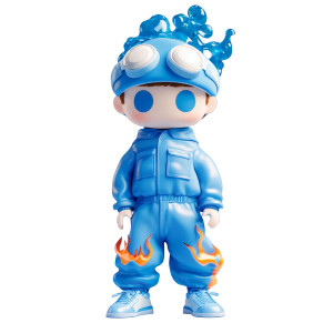 Cute Workwear Child Vinyl Car Decal Sticker – Waterproof & UV-Resistant 8"