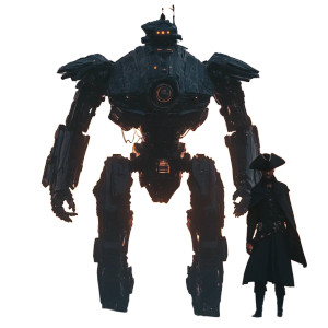 Mech Vs Pirate Vinyl Car Decal Sticker – Waterproof & UV-Resistant 8"