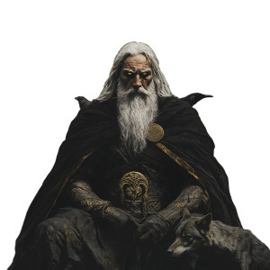 Majestic Norse God Vinyl Car Decal Sticker – Waterproof & UV-Resistant 8" Majestic Norse God Vinyl Car Decal Sticker – Waterproof & UV-Resistant 8"