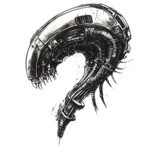 Giger Style Tattoo Vinyl Car Decal Sticker – Waterproof & UV-Resistant 8" Giger Style Tattoo Vinyl Car Decal Sticker – Waterproof & UV-Resistant 8"