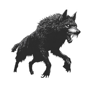 Folk Wolf Vinyl Car Decal Sticker – Waterproof & UV-Resistant 8" Folk Wolf Vinyl Car Decal Sticker – Waterproof & UV-Resistant 8"