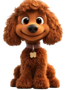 Pixar Brown Poodle Vinyl Car Decal Sticker – Waterproof & UV-Resistant 8" Pixar Brown Poodle Vinyl Car Decal Sticker – Waterproof & UV-Resistant 8"