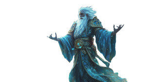 Silver-Haired Wizard Vinyl Car Decal Sticker – Waterproof & UV-Resistant 8" Silver-Haired Wizard Vinyl Car Decal Sticker – Waterproof & UV-Resistant 8"