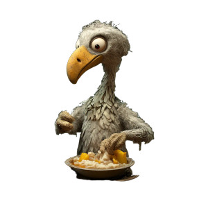 Dodo In Kitchen Vinyl Car Decal Sticker – Waterproof & UV-Resistant 8"