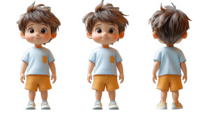 Cute Boy Figure V2 Vinyl Car Decal Sticker – Waterproof & UV-Resistant 8" Cute Boy Figure V2 Vinyl Car Decal Sticker – Waterproof & UV-Resistant 8"