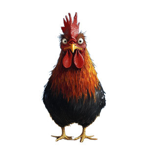 Angry Rooster Painting Vinyl Car Decal Sticker – Waterproof & UV-Resistant 8" Angry Rooster Painting Vinyl Car Decal Sticker – Waterproof & UV-Resistant 8"