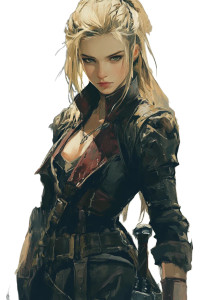 Young Female Rogue Vinyl Car Decal Sticker – Waterproof & UV-Resistant 8"