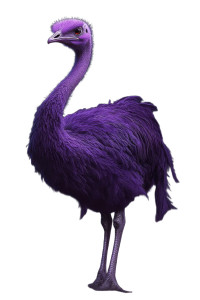 Purple Ostrich Illustration Vinyl Car Decal Sticker – Waterproof & UV-Resistant 8" Purple Ostrich Illustration Vinyl Car Decal Sticker – Waterproof & UV-Resistant 8"