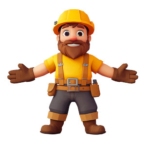 Gold Mine Worker Vinyl Car Decal Sticker – Waterproof & UV-Resistant 8" Gold Mine Worker Vinyl Car Decal Sticker – Waterproof & UV-Resistant 8"