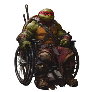 Ninja Turtle Barbarian Vinyl Car Decal Sticker – Waterproof & UV-Resistant 8"