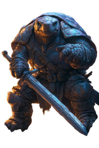 Tortoise Warrior V2 Vinyl Car Decal Sticker – Waterproof & UV-Resistant 8"